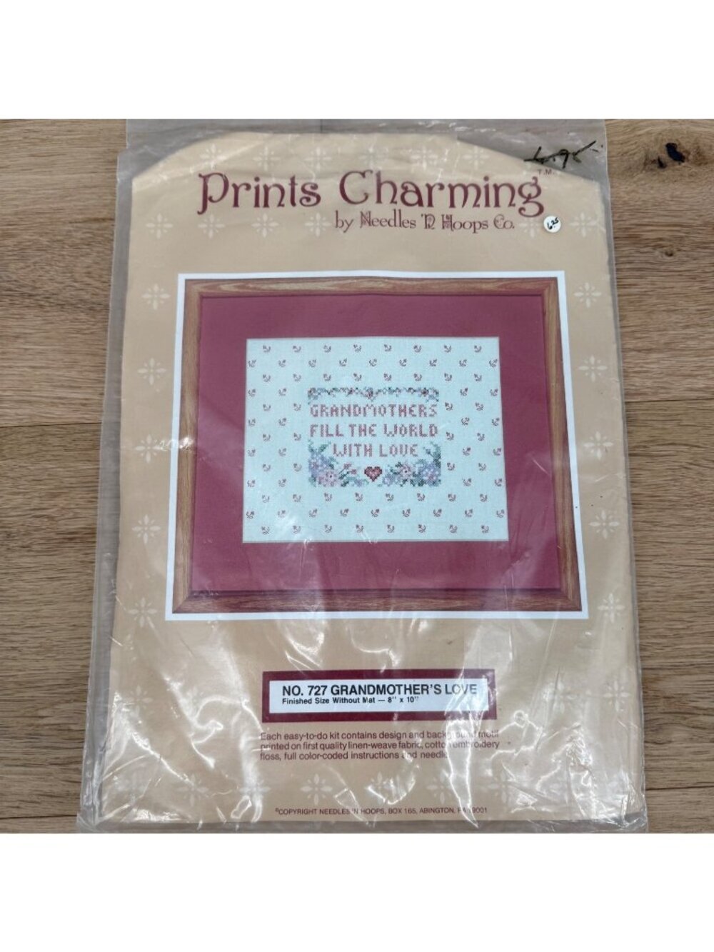 Prints Charming VTG Grandmothers Love Cross Stitch Kit 727 NEW SEALED